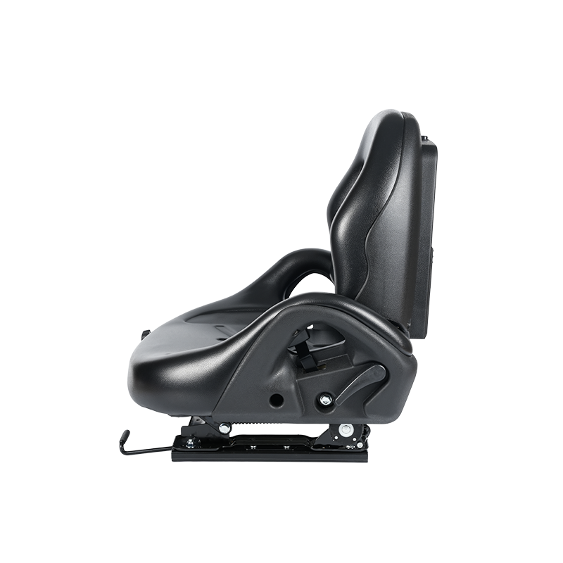 BF5-3 EN13490 Assento com suspensão certificado IT1 + IT2 com cinto de segurança e interruptor OPS | Design de operador amplo compatível com empilhadeiras Hangcha, Nissan, TCM e Mitsubishi