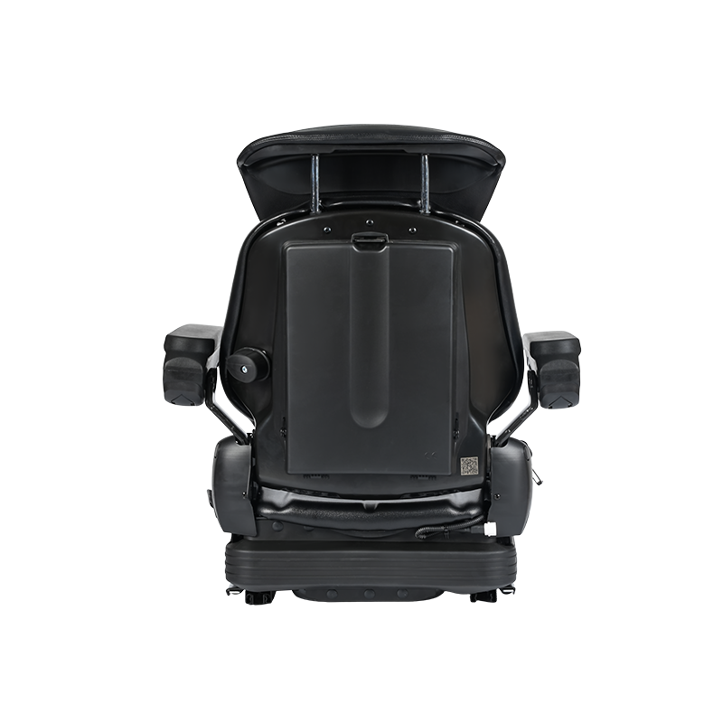 BF16MCD EN13490 IT1 + IT2 e ISO7096 Assento com suspensão mecânica de baixo perfil e certificação dupla Cinto de segurança integrado e interruptor OPS