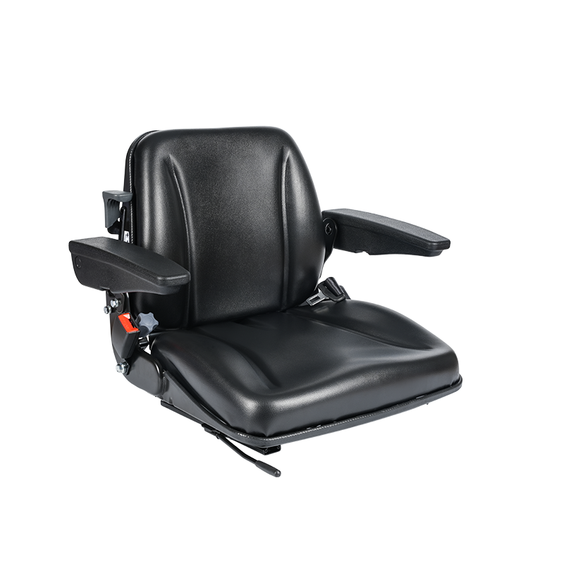 Assento agrícola dobrável mecânico durável BF8-4 para empilhadeiras agrícolas com ajuste de peso 