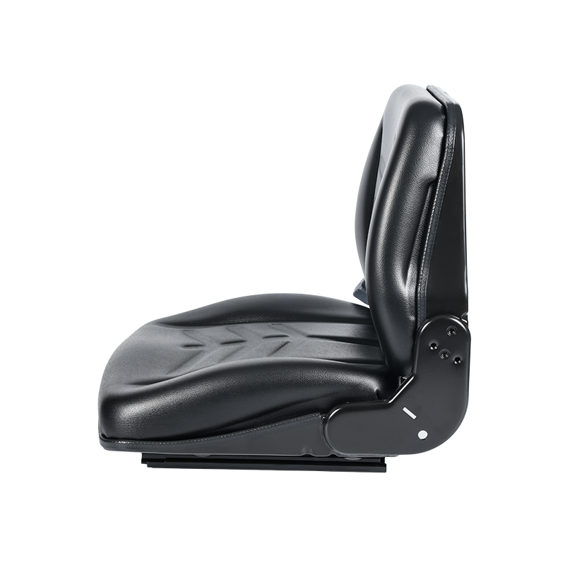 Assento semi-suspenso confiável BF8-4 para tratores de reboque de aeroporto com suspensão mecânica e encosto de 15°