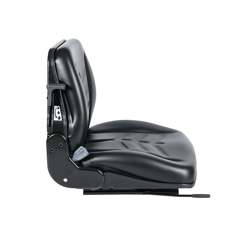 Assento semi-suspenso confiável BF8-4 para tratores de reboque de aeroporto com suspensão mecânica e encosto de 15°